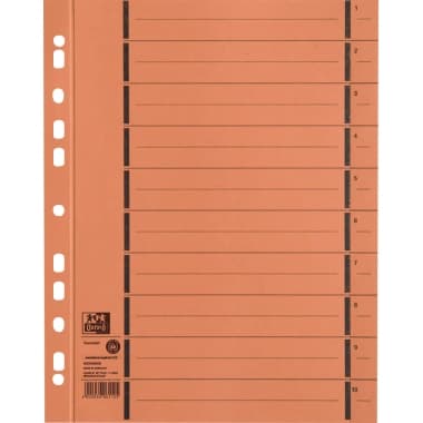 Oxford Trennblatt DIN A4 250g Karton or 100 St.