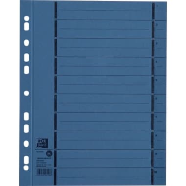 Oxford Trennblatt DIN A4 250g Karton bl 100 St.