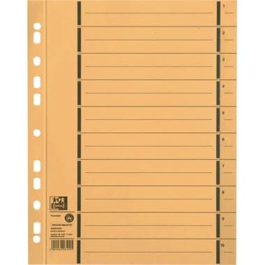 Oxford Trennblatt DIN A4 250g Karton ge 100 St.