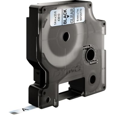 Dymo Schriftbandkassette D1 6mmx7m sw auf tr