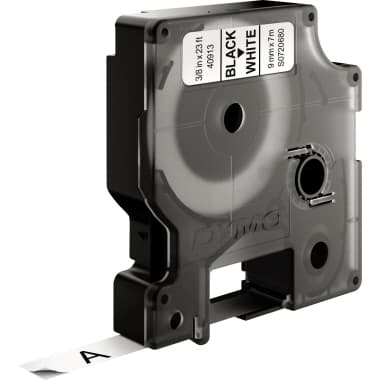 Dymo Schriftband-Kassette D1 9mmx7m sw auf ws
