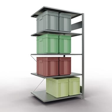 Schulte Regal MULTIplus150 Anbau 2000x1000x80mm 5Böden