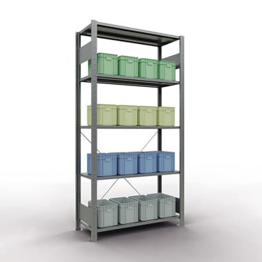 Schulte Regal MULTIplus150 2000x1000x400mm 5Böden vz