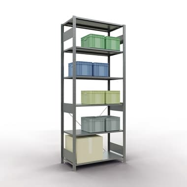 Schulte Regal MULTIplus150 2500x1000x500mm 6Böden vz