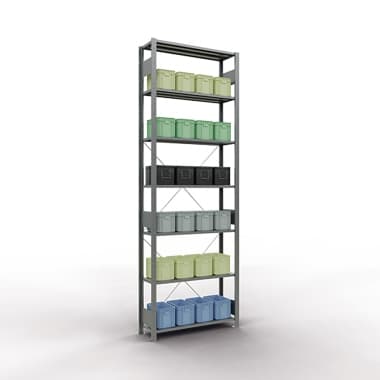 Schulte Regal MULTIplus150 3.000x1.000x300mm 7Böden vz