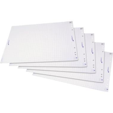 Legamaster Flipchartpapier 98x65cm 20Bl. kar. 5 St.