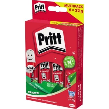 Pritt Klebestift 22g Kunststoffhülse 6 St./Pack.