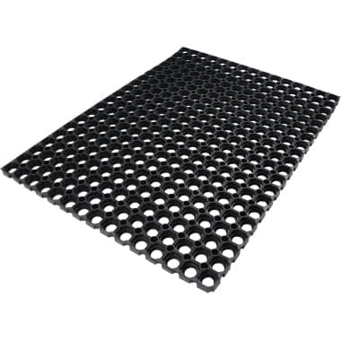 Doortex Ringgummimatte OCTO FC 100x150cm sw