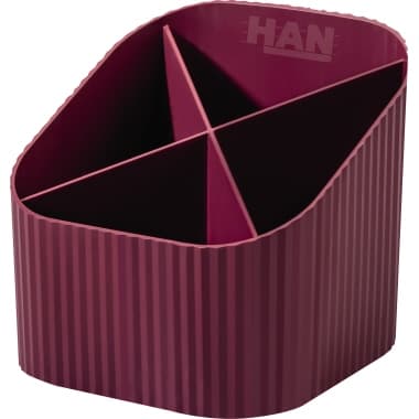 HAN Stifteköcher KARMA 4Fächer rot