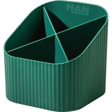 HAN Stifteköcher KARMA 4Fächer grün