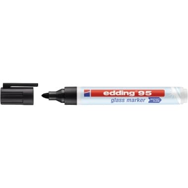 edding Glasboardmarker 95 1,5-3mm Rundspitze sw