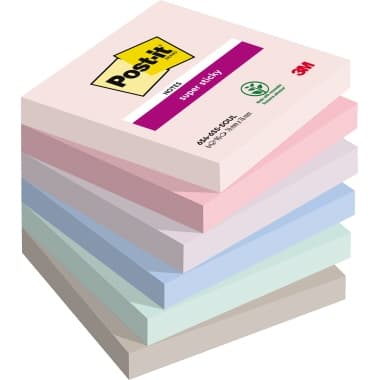 Post-it Haftnotiz Super Sticky Notes 76x76mm 6St