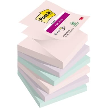 Post-it Haftnotiz Super Sticky Z-Notes 76x76mm 6St
