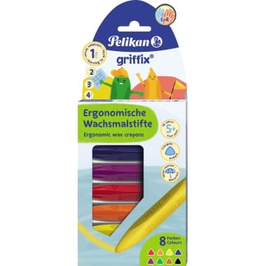 Pelikan Wachsmaler griffix sortiert 8St