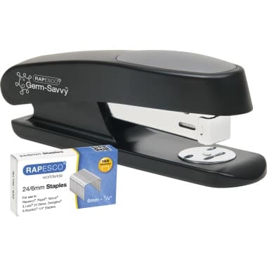 Rapesco Heftgerät ECO Sting Ray 20Blatt sw +Heftklammern