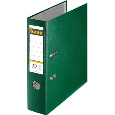 Bene Ordner DIN A4 80mm PP grün