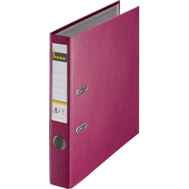Bene Ordner DIN A4 52mm PP brombeer