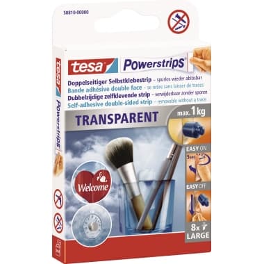 tesa Klebestück Powerstrips Large tr 8 St.