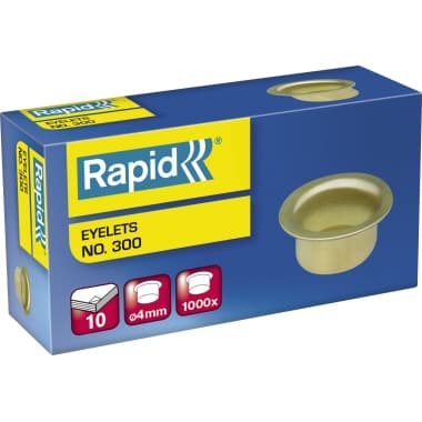 Rapid Öse Nr.300 Stahl vermessingt 1.000 St.