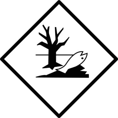 DR-Label Versandetikett Umweltgefährdend 100x100mm