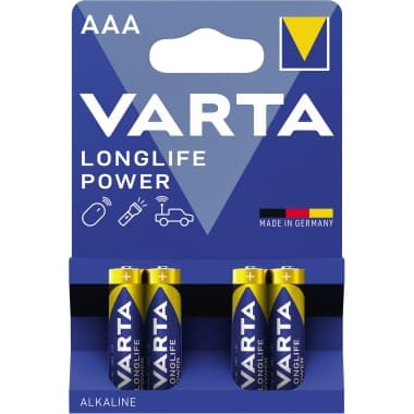 Varta Batterie Longlife Power AAA 1,5V 4 St.