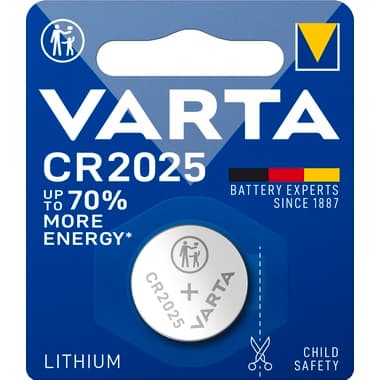 Varta Knopfzelle CR2025 3V 170mAh Lithium
