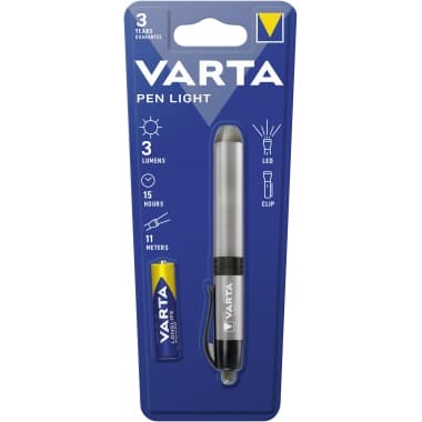 Varta Taschenlampe Pen Light LED Aluminium