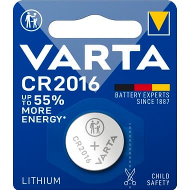Varta Knopfzelle CR2016 3V 90mAh Lithium