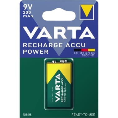 Varta Akku Ready2Use E-Block 9V 200mAh NiMH