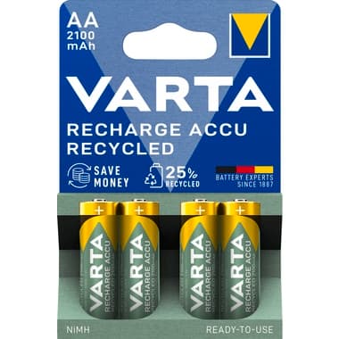 Varta Akku Recycled AA NIMH 2100mAh 4St.