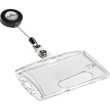 Durable Namensschild 54x85mm+Metallclip 10 St.