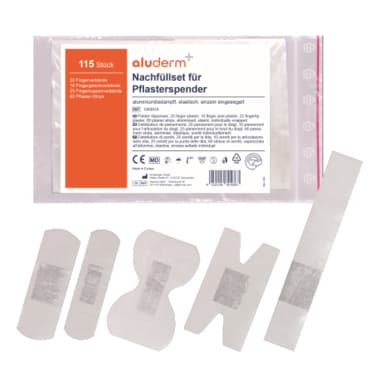 aluderm Wundpflaster Nachfüllset 115 St./Pack.