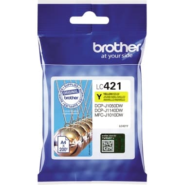 Brother Tintenpatrone LC421Y y