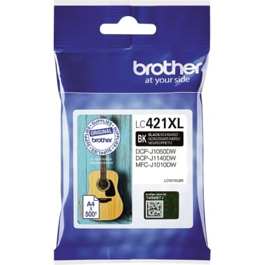 Brother Tintenpatrone LC421XLBK sw