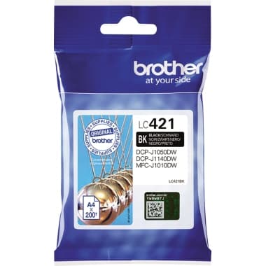 Brother Tintenpatrone LC421BK sw
