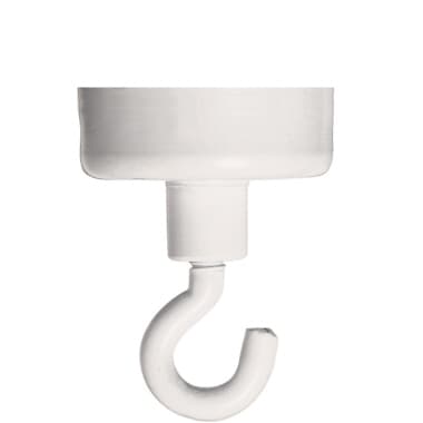 Franken Magnet Haken 25mm weiß