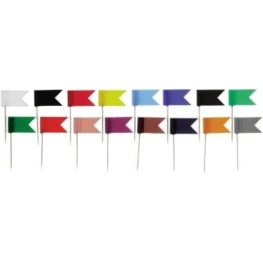 Alco Markierungsfahne 18x10x24mm sort 20 St.