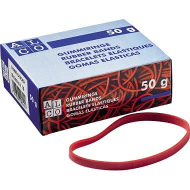 Alco Gummiband 6x200mm rot 1000g