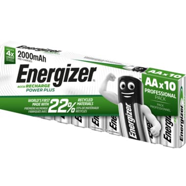 Energizer Akku Recharge PowerPlus 2000mAh AA 10St.