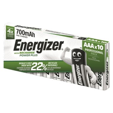 Energizer Akku Recharge PowerPlus 700mAh AAA 10St.