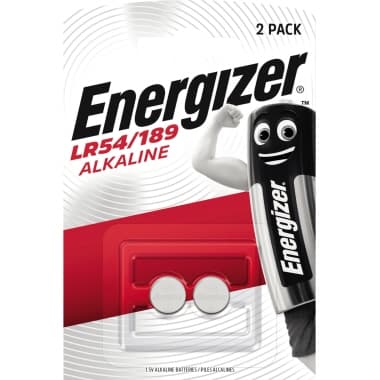 Energizer Knopfzelle LR54/189 Alkali 2 St./Pack.