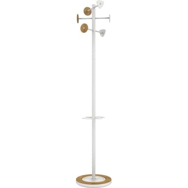 Unilux Garderobenständer BORA BAMBOO 178cm 6Haken ws