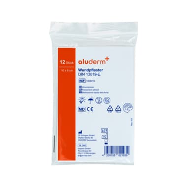 aluderm Pflaster- Schnellverbandset 10x6cm 12St