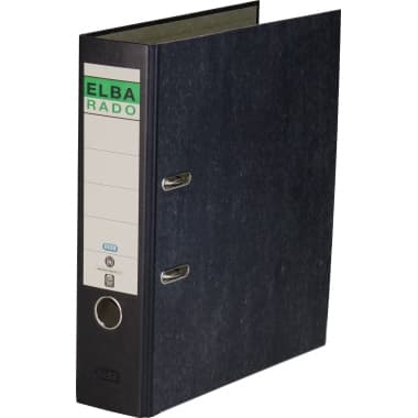 Elba Ordner ELBArado DIN A4 80mm Pappe sw