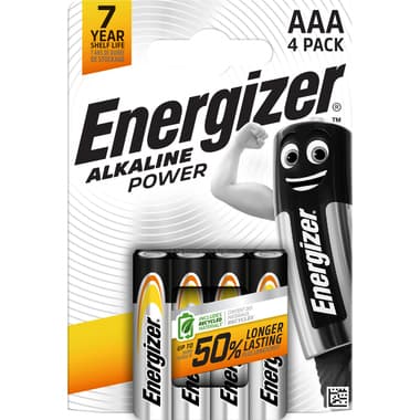 Energizer Batterie Alkaline Power AAA Micro 4St.