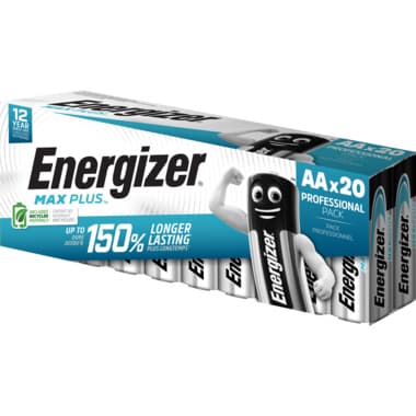 Energizer Batterie Max Plus AA/Mignon/LR6 20 St.