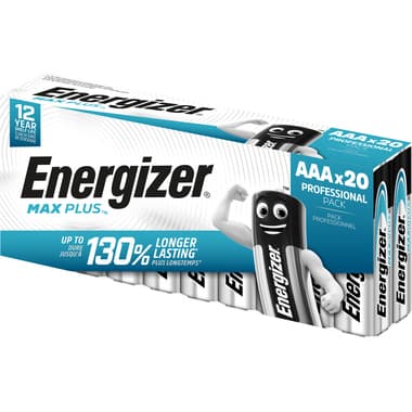 Energizer Batterie Max Plus AAA/Micro/LR03 20 St.