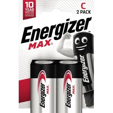 Energizer Batterie Max Alkaline C/Baby/LR14 2St.