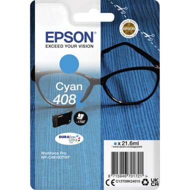 Epson Tintenpatrone 408L 21,6ml cyan