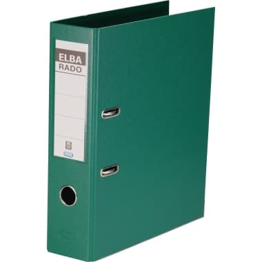 Elba Ordner ELBAradoplast DIN A4 80mm PVC grün